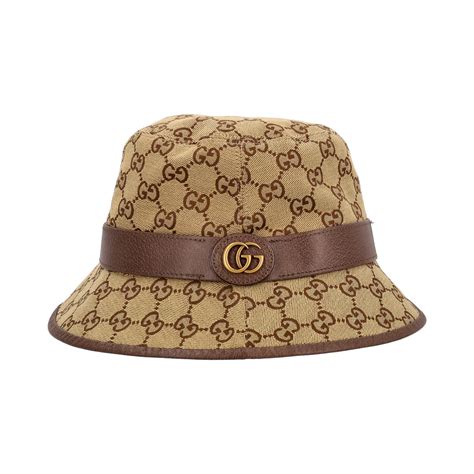 gucci hat brown|authentic gucci bucket hat.